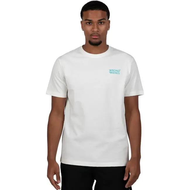 WRONG FRIENDS BELLEVUE T-SHIRT COCONUT WHITE