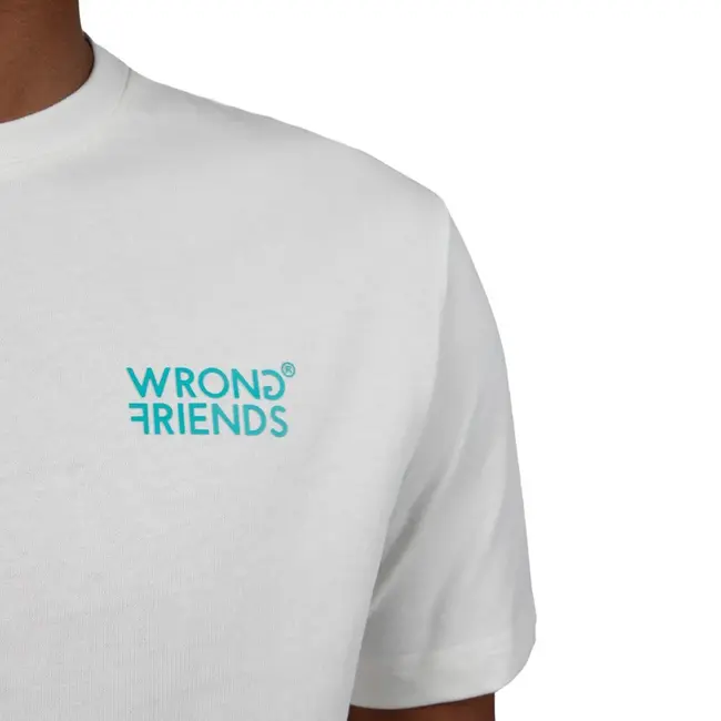 WRONG FRIENDS BELLEVUE T-SHIRT COCONUT WHITE