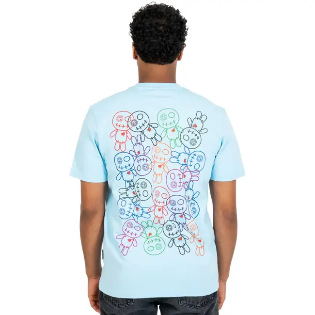 WRONG FRIENDS BELLEVUE T-SHIRT LIGHT BLUE