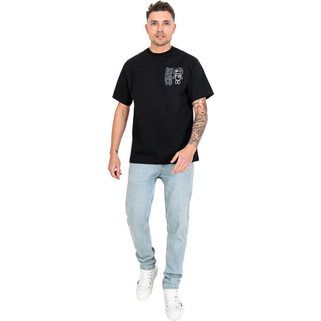 WRONG FRIENDS ZICAT T-SHIRT BLACK