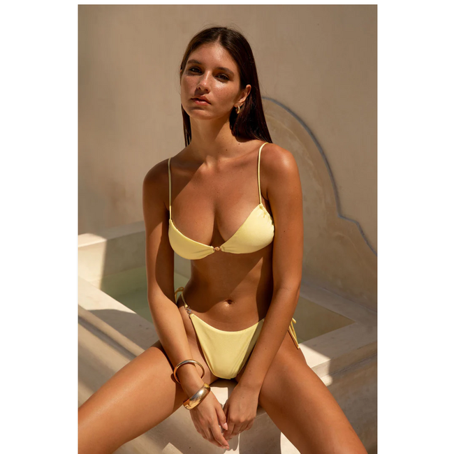 THE LOLA CLUB AMANDA TOP SOFT YELLOW