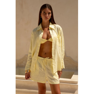THE LOLA CLUB GUILIA BLOUSE SOFT YELLOW
