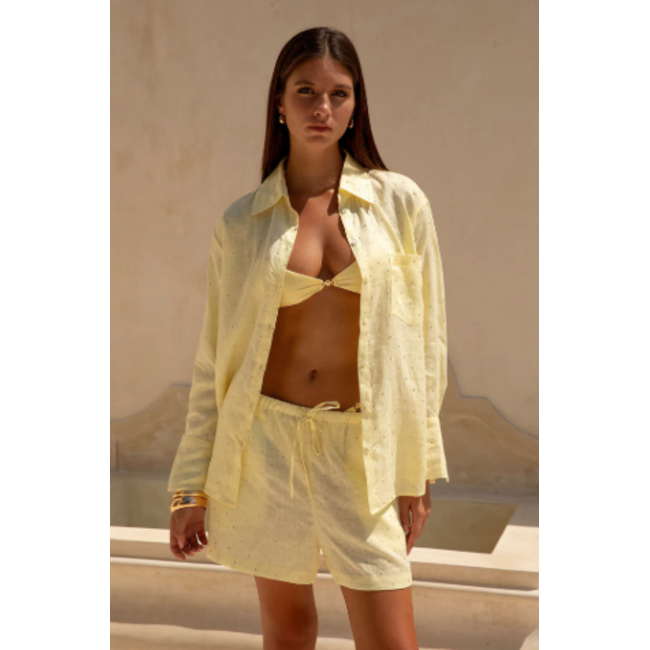 THE LOLA CLUB GUILIA SHORT SOFT YELLOW