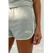 THE LOLA CLUB TEDDY SHORT GREY MELANGE