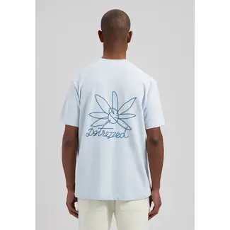 Dstrezzed LASSE GRAPHIC TEE LIGHT BLUE