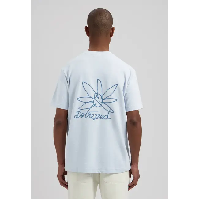 Dstrezzed LASSE GRAPHIC TEE LIGHT BLUE