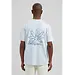 Dstrezzed LASSE GRAPHIC TEE LIGHT BLUE