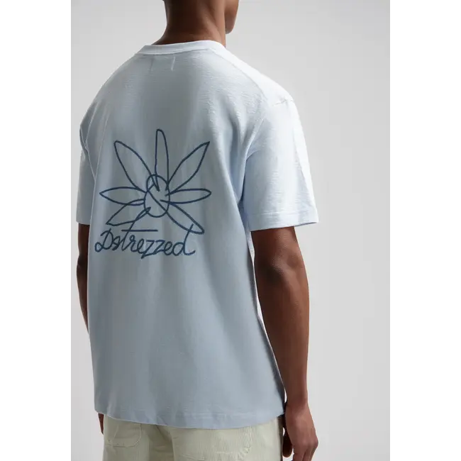 Dstrezzed LASSE GRAPHIC TEE LIGHT BLUE