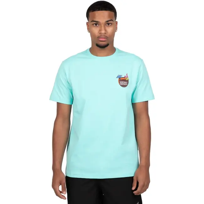 WRONG FRIENDS HONOLULU T-SHIRT LIGHT TURQUOISE