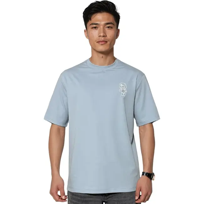 WRONG FRIENDS BROOKS T-SHIRT LIGHT BLUE