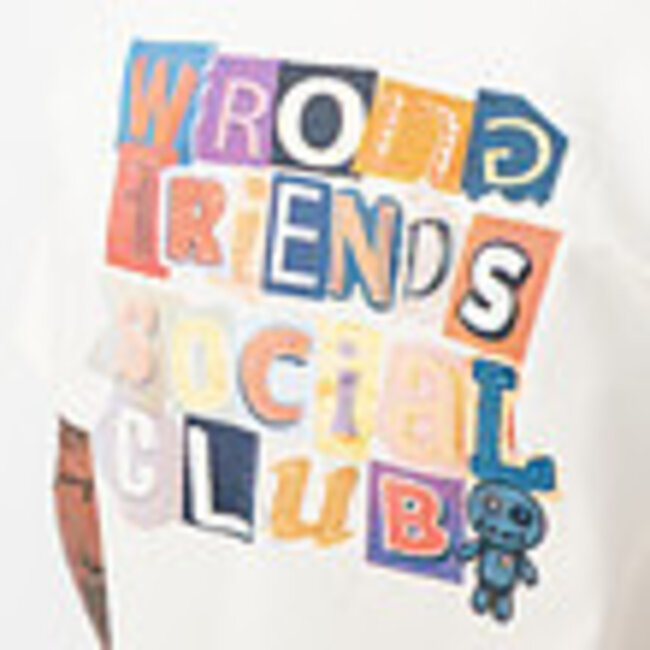 WRONG FRIENDS SOCIAL CLUB T-SHIRT COCONUT WHITE