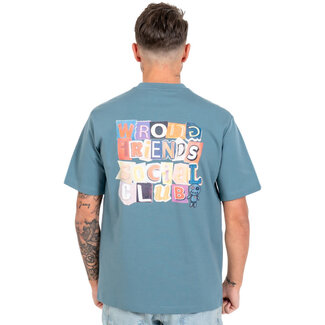 WRONG FRIENDS SOCIAL CLUB T-SHIRT BLUE
