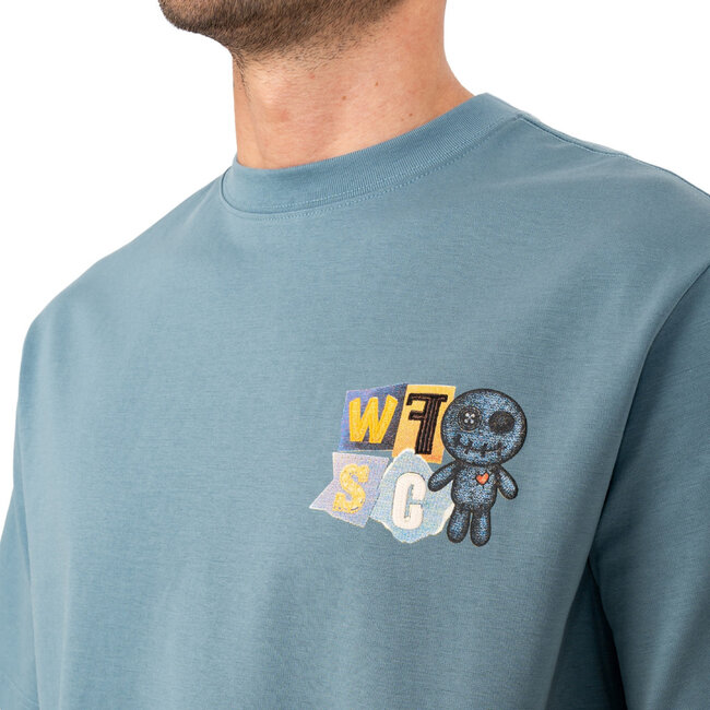 WRONG FRIENDS SOCIAL CLUB T-SHIRT BLUE