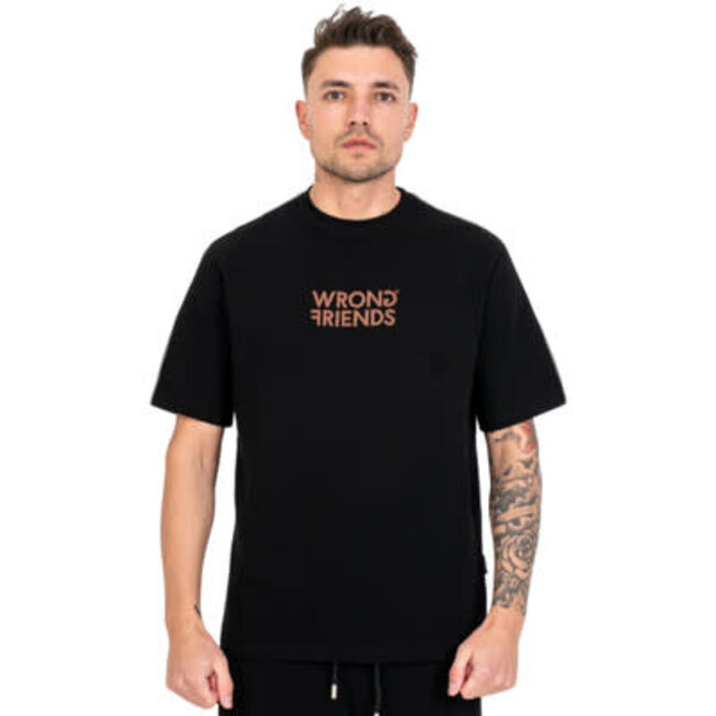 WRONG FRIENDS SANTIAGO T-SHIRT BLACK