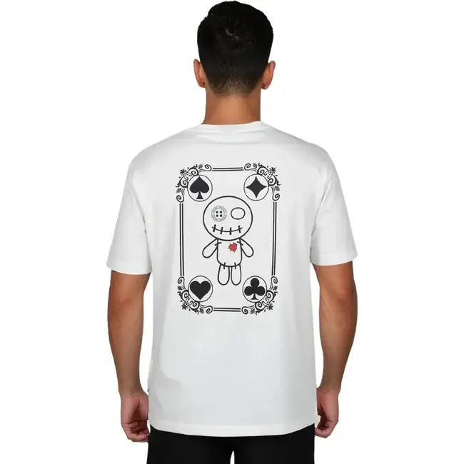 WRONG FRIENDS LOS PRADOS T-SHIRT COCONUT WHITE