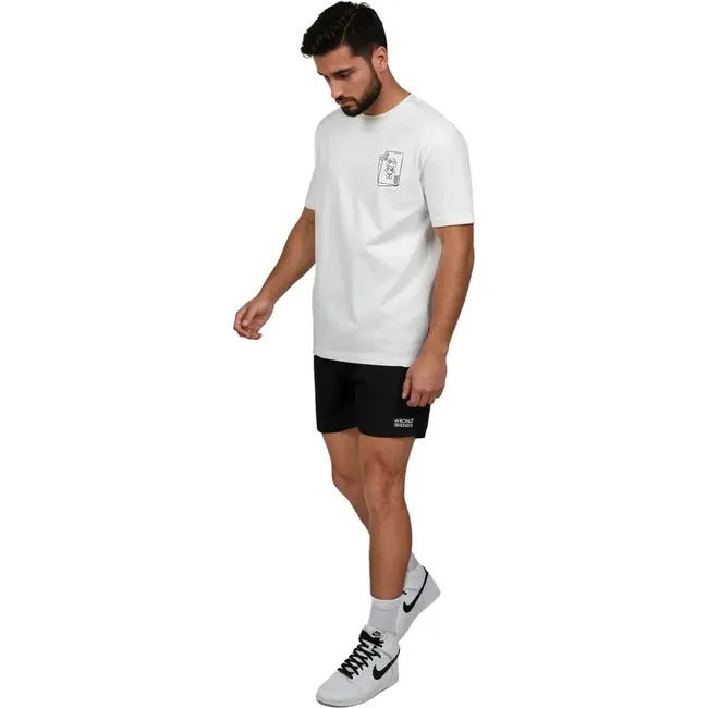 WRONG FRIENDS LOS PRADOS T-SHIRT COCONUT WHITE