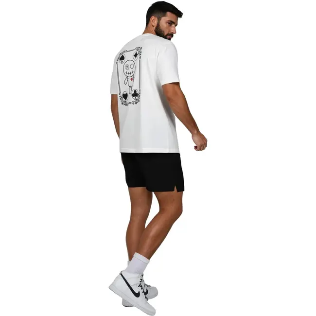 WRONG FRIENDS LOS PRADOS T-SHIRT COCONUT WHITE