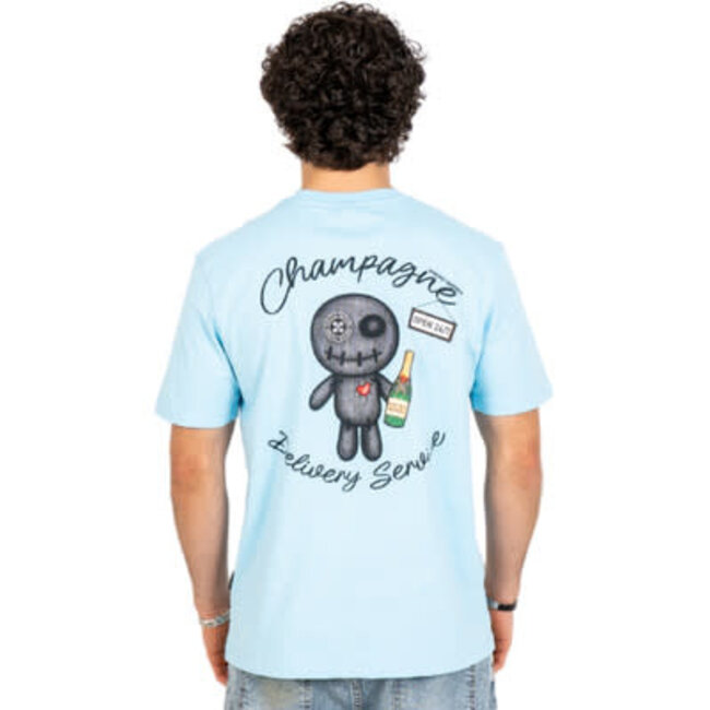 WRONG FRIENDS TULSA T-SHIRT COCONUT LIGHT BLUE