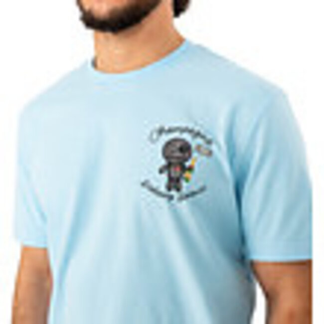 WRONG FRIENDS TULSA T-SHIRT COCONUT LIGHT BLUE