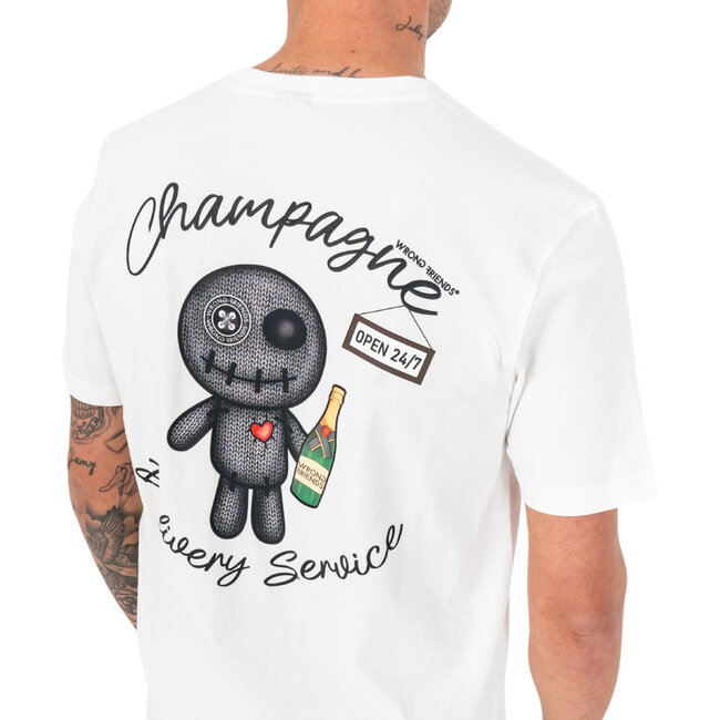 WRONG FRIENDS TULSA T-SHIRT COCONUT WHITE