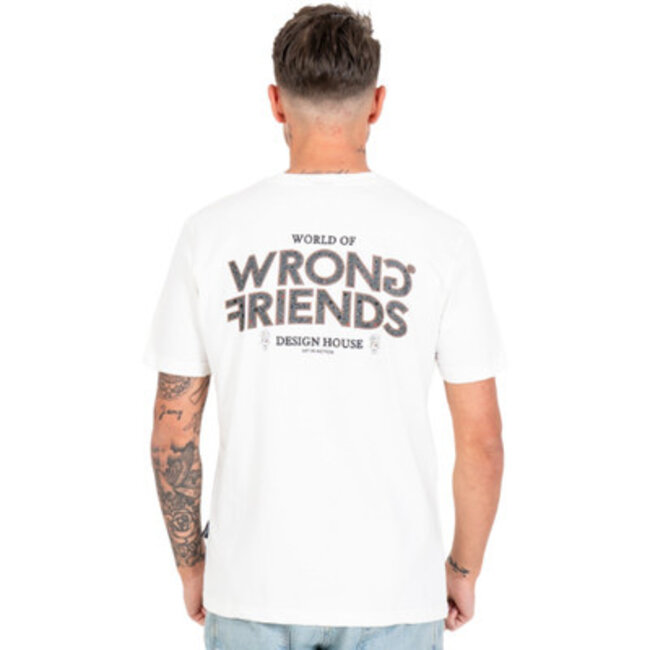 WRONG FRIENDS ZAMORA T-SHIRT COCONUT WHITE
