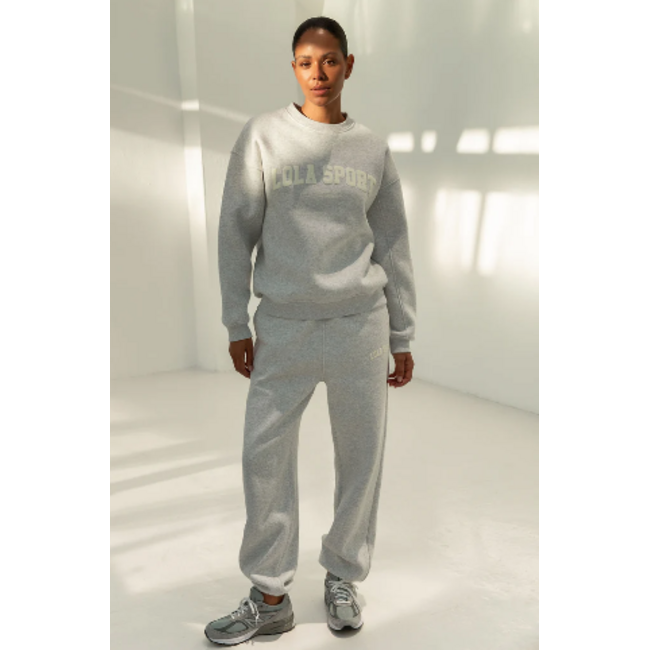 THE LOLA CLUB JAYLA SWEATER GREY MELANGE