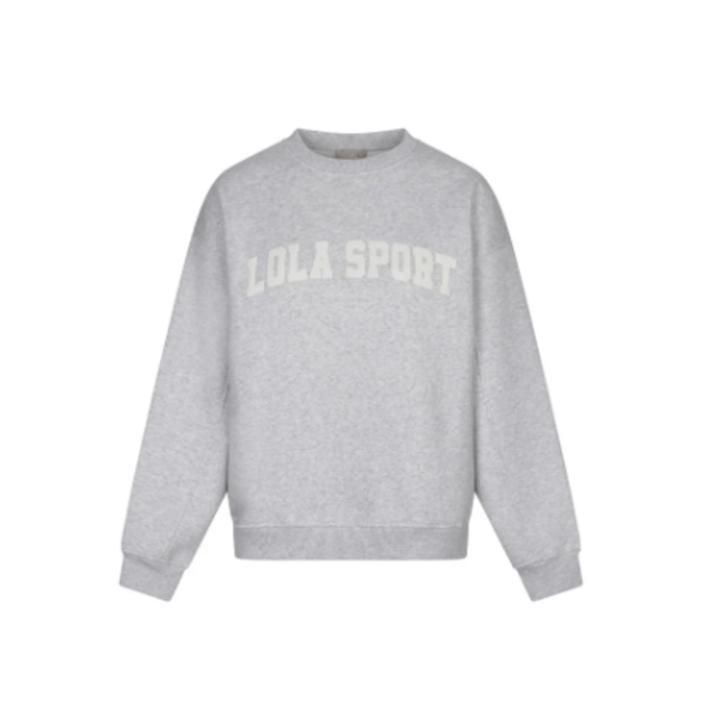 THE LOLA CLUB JAYLA SWEATER GREY MELANGE