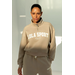 THE LOLA CLUB JAYLA HALF ZIP SWEATER SAND