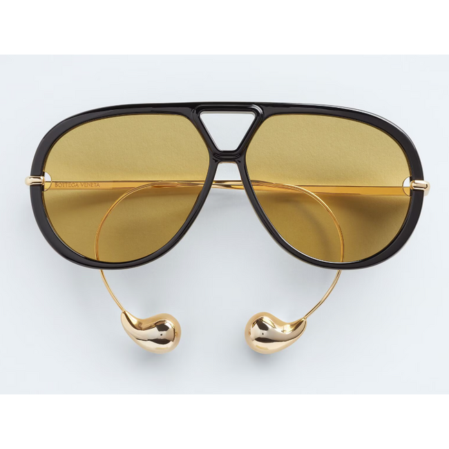 BOTTEGA VENETA DROP AVIATOR SUNGLASSES