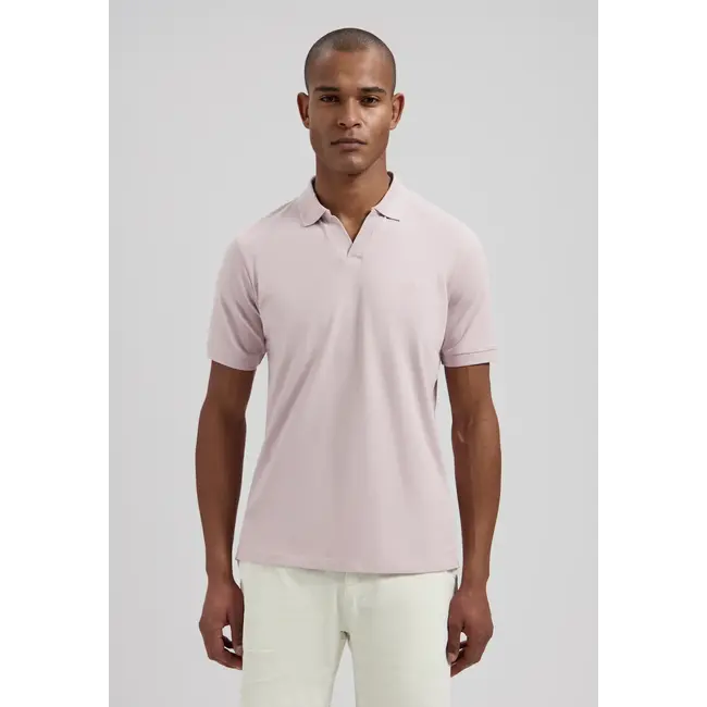 Dstrezzed BOWIE V-NECK POLO VIOLET ICE