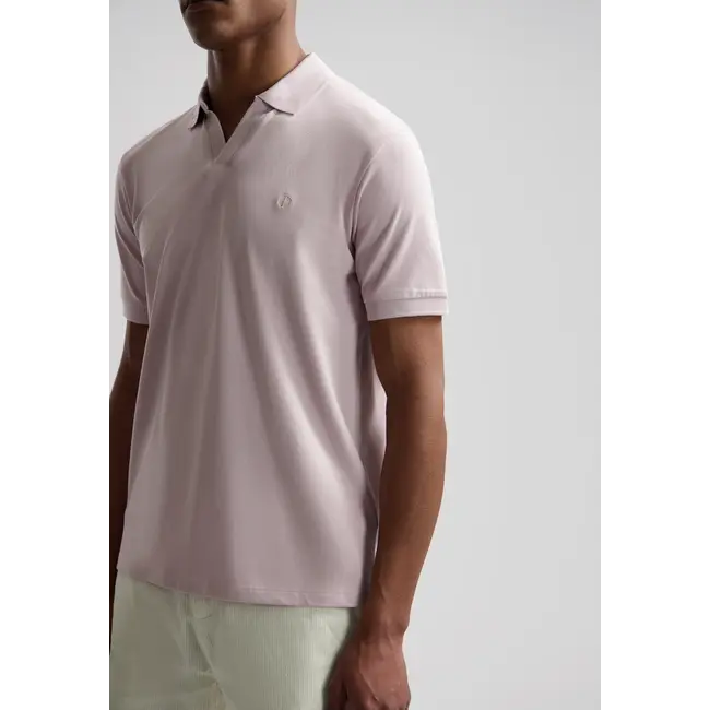 Dstrezzed BOWIE V-NECK POLO VIOLET ICE