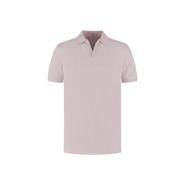 Dstrezzed BOWIE V-NECK POLO VIOLET ICE