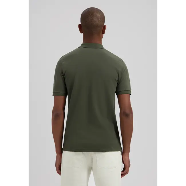 Dstrezzed BOWIE V-NECK POLO DARK ARMY