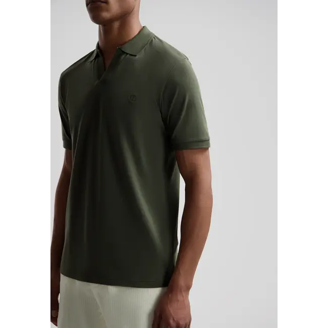 Dstrezzed BOWIE V-NECK POLO DARK ARMY