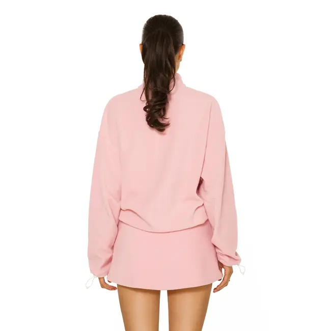 L.A Sisters FLEECE MINI SKIRT PINK