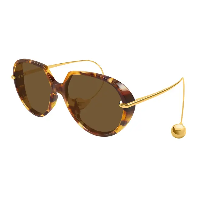BOTTEGA VENETA DROP SQUARED SUNGLASSES