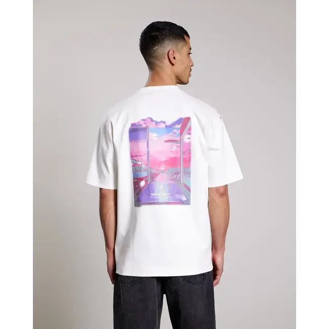 AEDEN CASSIAN TEE OFF WHITE