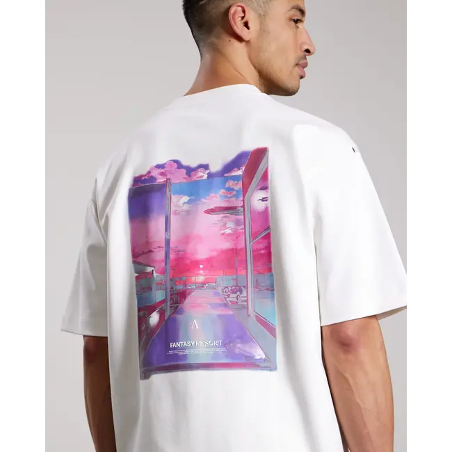 AEDEN CASSIAN TEE OFF WHITE
