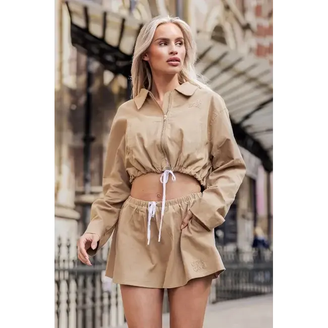 Unique the Label LEYLA SKIRT LIGHT OLIVE