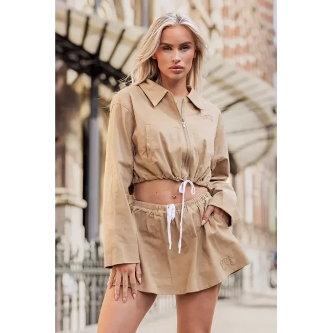 Unique the Label LEYLA SKIRT LIGHT OLIVE