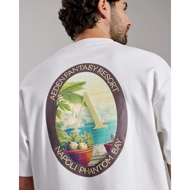 AEDEN ZAVIANO TEE OFF WHITE