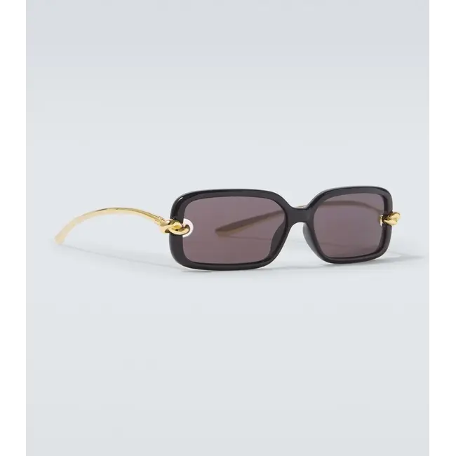BOTTEGA VENETA KNOT RECTANGULAR SUNGLASSES