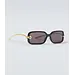 BOTTEGA VENETA KNOT RECTANGULAR SUNGLASSES