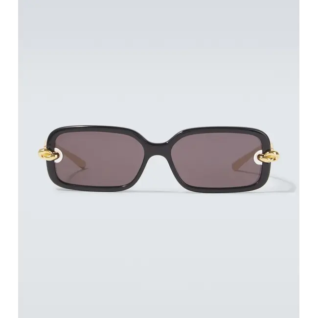 BOTTEGA VENETA KNOT RECTANGULAR SUNGLASSES