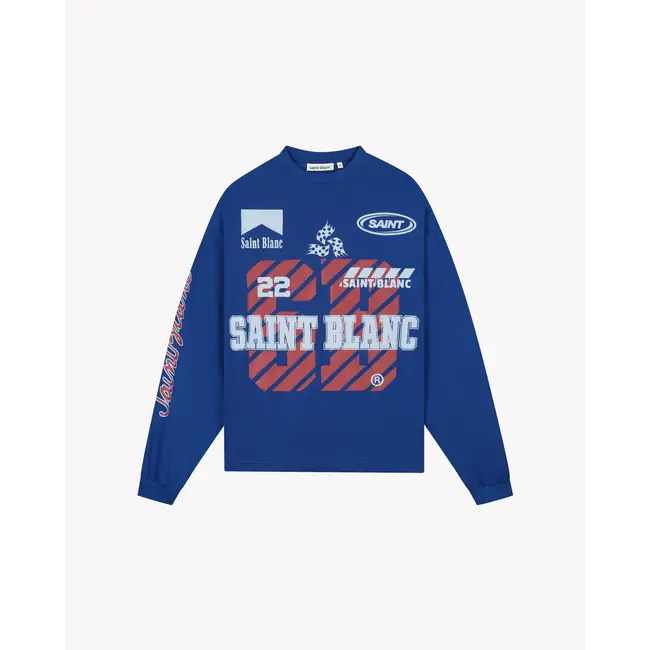 SAINT BLANC SPONSORSHIP MESH JERSEY LONG SHIRT BLUE