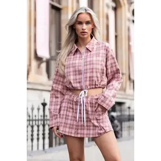 Unique the Label LEYLA JACKET PINK CHECK