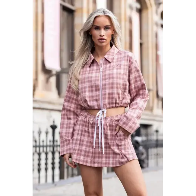 Unique the Label LEYLA JACKET PINK CHECK