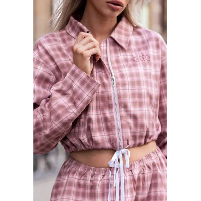 Unique the Label LEYLA JACKET PINK CHECK