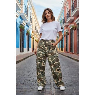 MOMO Fashion CAMO PANTS ARMY