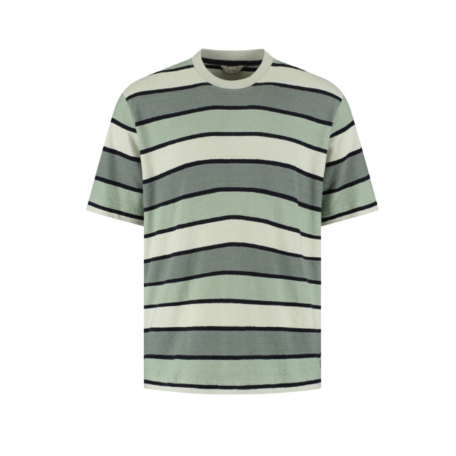 Dstrezzed LASSE TEE STRIPE GREEN BAY